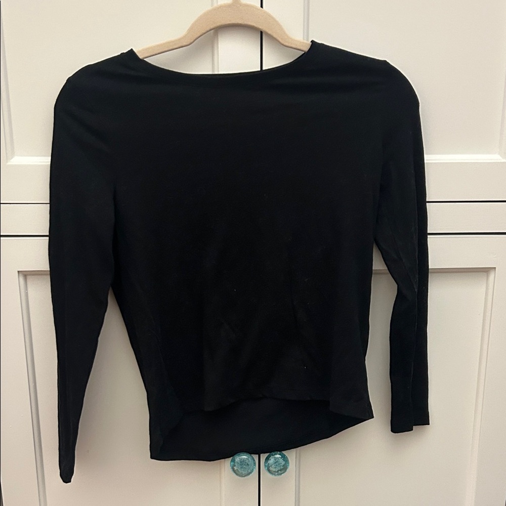 Old Navy Black Long Sleeve Top
